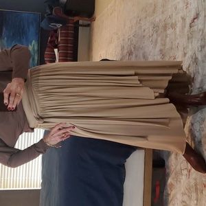 Halston Faux Wrap Skirt